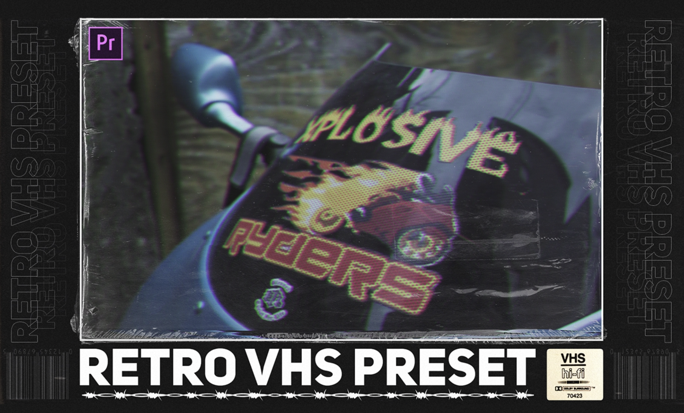 【無料ダウンロード】RETRO VHS PRESET | For Premiere Pro